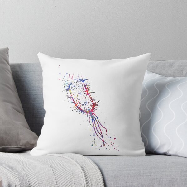 Item preview, Listeria monocytogenes, listeria watercolor, bacteriophage virus designed and sold by Rosaliartbook.