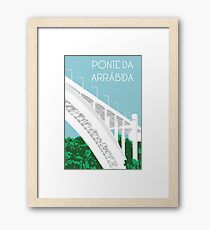 Ponte Arrábida Gerahmtes Wandbild