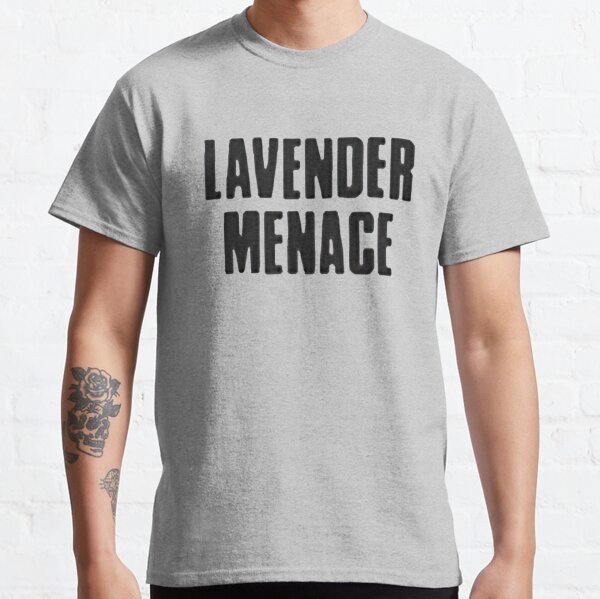 Vingtage Lesbian Feminist "Lavender Menace" Classic T-Shirt