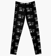 She Loves Me More Sewing Coffee I - Sewing & Quilting Gift Leggings