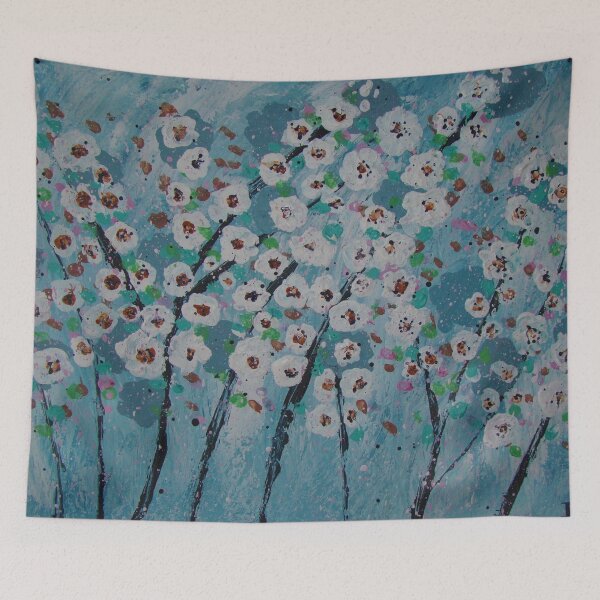 Item preview, White Flowers designed and sold by FuchsiaArt.