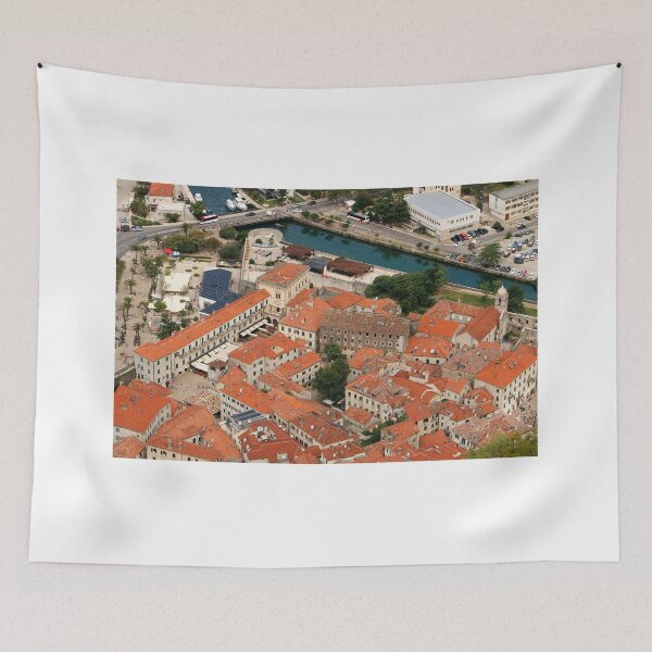 Item preview, Kotor town old stone houses and buildings Montenegro designed and sold by goceris.