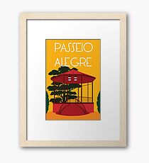 Passeio Alegre Gerahmtes Wandbild