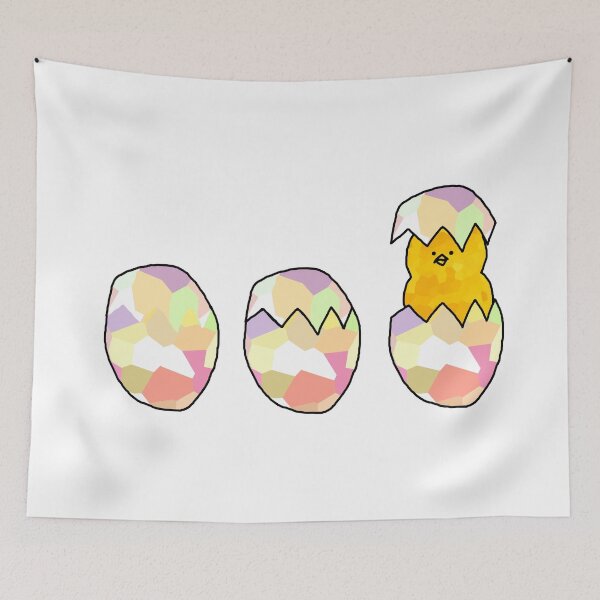 Item preview, Spring Chicken - three baby chicks hatching for Easter designed and sold by ellenhenry.