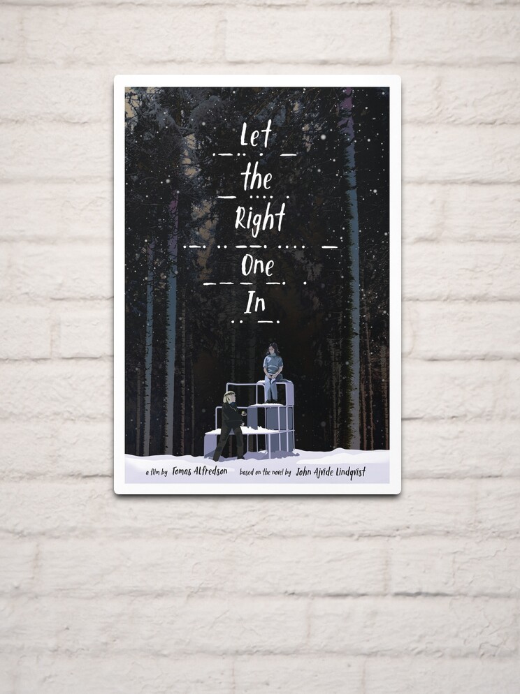 Let the Right One In movie poster Metal Print for Sale by Chris Ayers