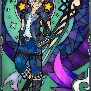 Artwork thumbnail, Stained Glass Riku by Ranefea
