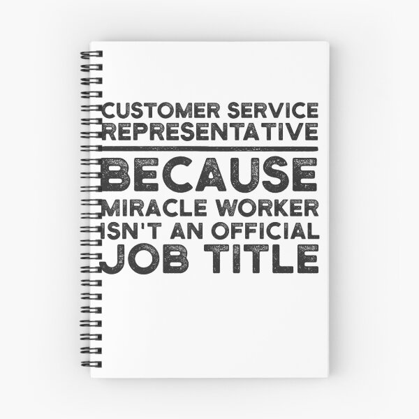 Item preview, Customer Service Representative Because Miracle Worker Isn't An Official Job Title designed and sold by UneDesigns.