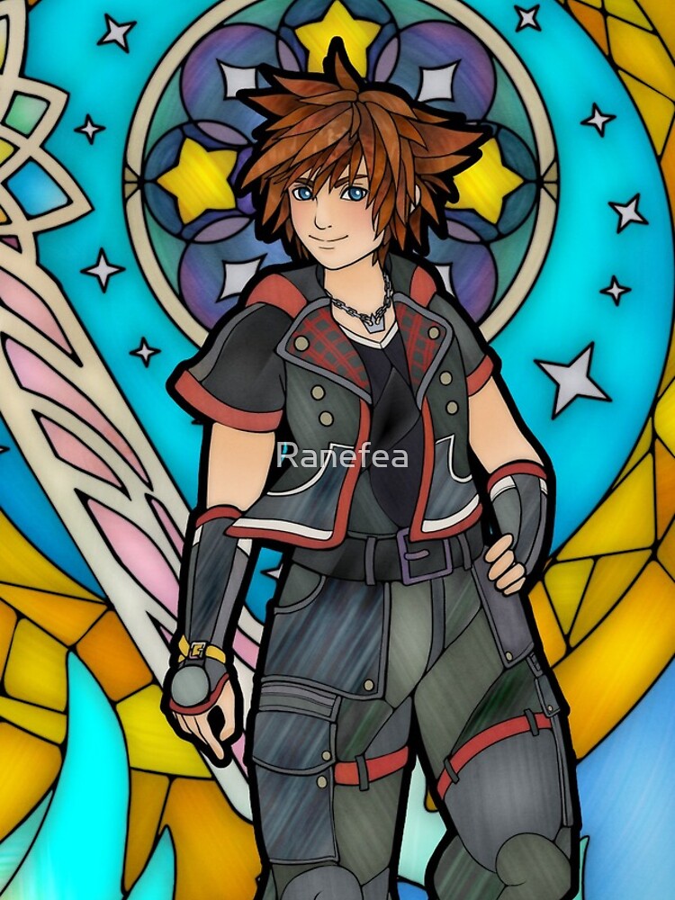 Kingdom Hearts Riku Stained Glass, a phone case by Ranefea - INPRNT