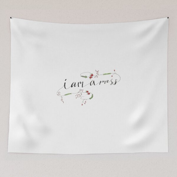 Item preview, "i am a mess" - Black designed and sold by TheGayViking.