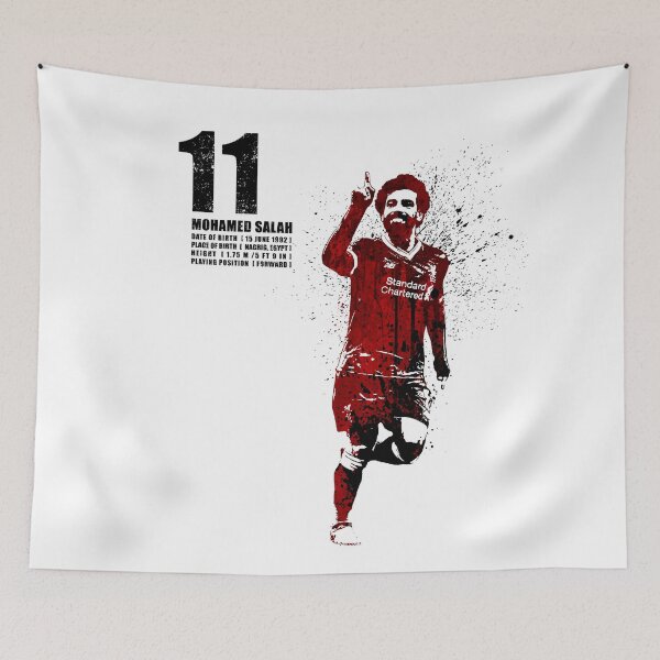 Item preview, Soccer art / Salah 003 on white designed and sold by designwowow.