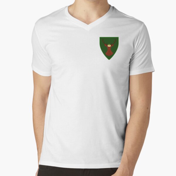 Crowned Stag - 1st Fleet Logo V-Neck T-Shirt