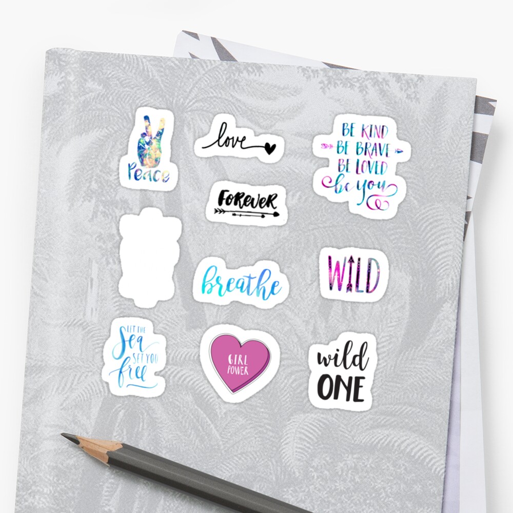 quotes sayings sticker pack sticker by swaygirls redbubble