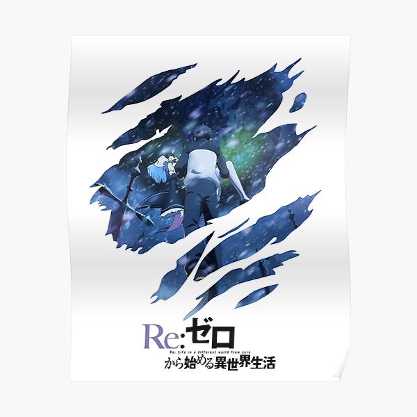 Re Zero Posters Redbubble