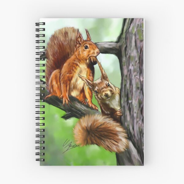 Item preview, Squirrels on a tree designed and sold by Apelt-Design.