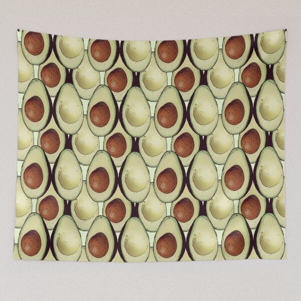 Artikelvorschau, Avocado-Vektormuster entworfen und verkauft von patternsoup.