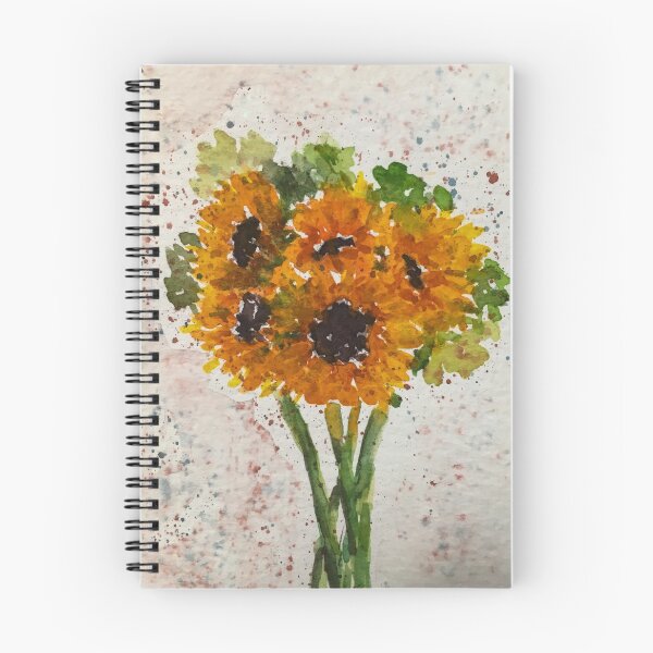 Item preview, Sunflowers Original Watercolor Painting designed and sold by CasaleArt.