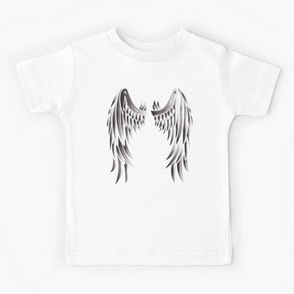 Gold Angel Wings Kids T-Shirt for Sale by Wannabe Art