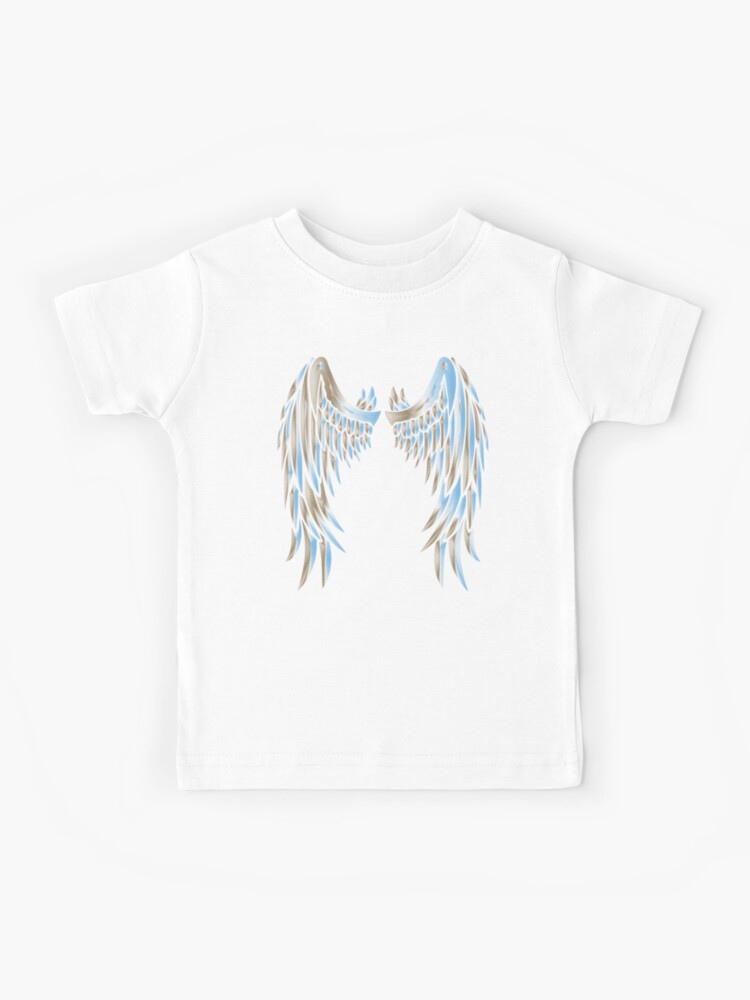 Gold Angel Wings Kids T-Shirt for Sale by Wannabe Art