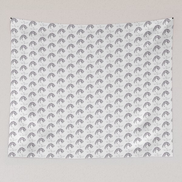 Item preview, British fox leaping in graphite designed and sold by e-victoria.