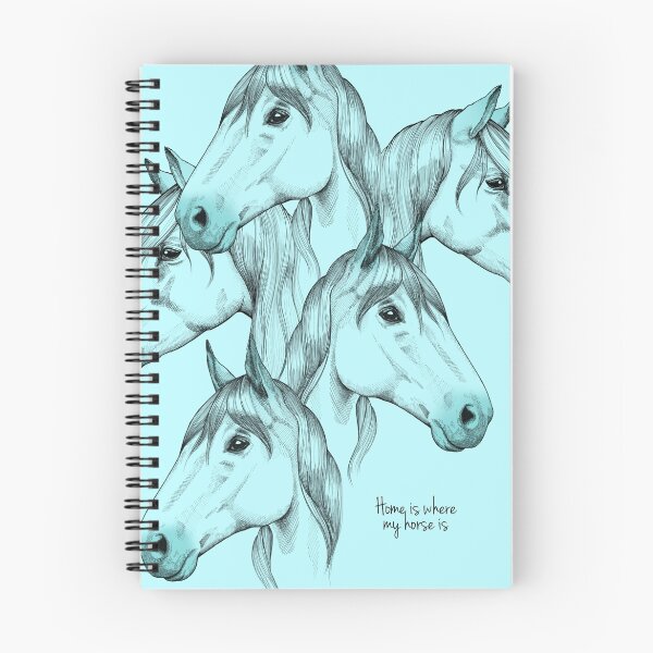 Item preview, Home is where my horse is - turquoise designed and sold by MadeByLen.