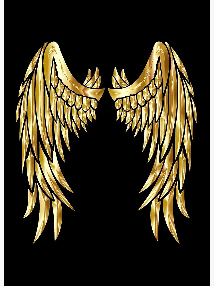 Gold Angel Wings 