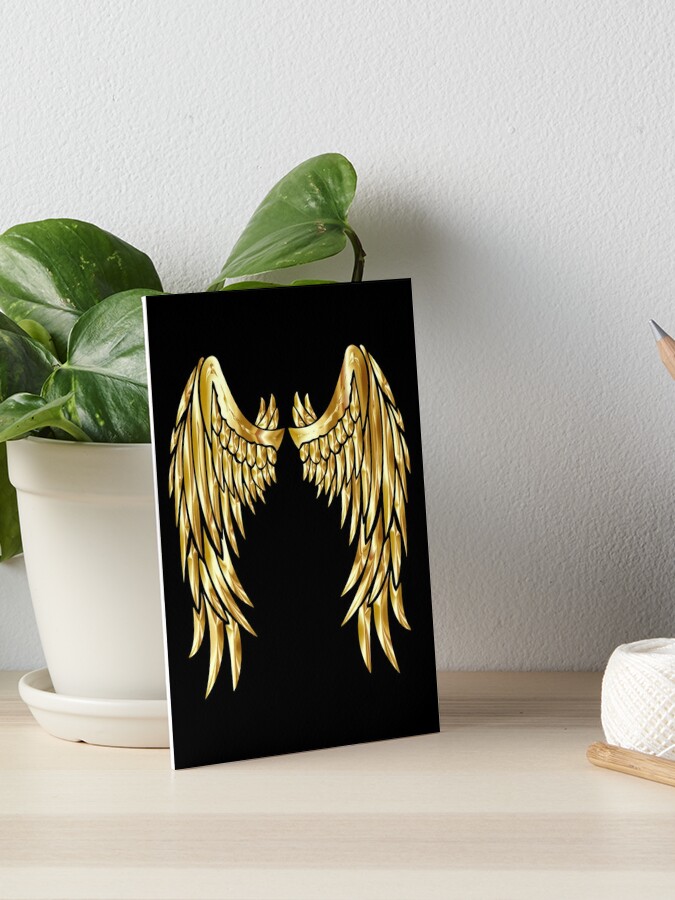 Gold angel Wings by ArtlandStudio, Redbubble