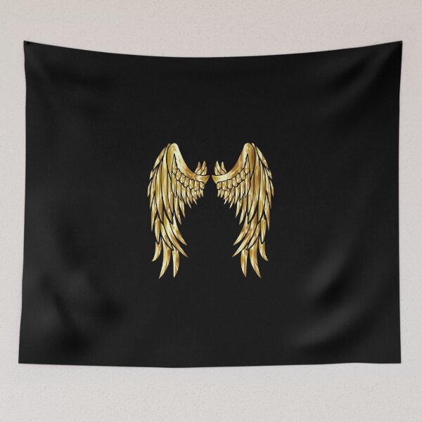 Item preview, Gold Angel Wings designed and sold by Wannabe Art.