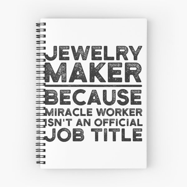 Item preview, Jewelry Maker Because Miracle Worker Isn't An Official Job Title designed and sold by UneDesigns.