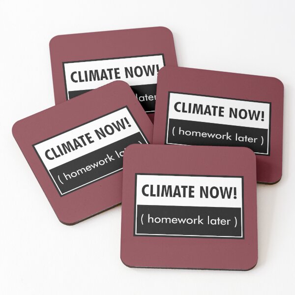 Item preview, Copy of Climate strike - climate now, homework later designed and sold by glitter-mess.
