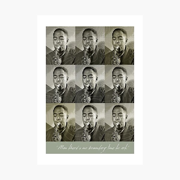 Jazz Heroes Series - Charlie Parker Photographic Print