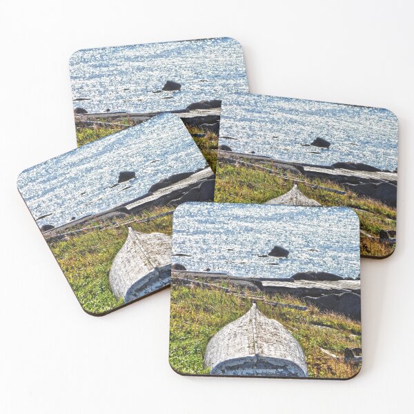 Item preview, Red Bay - Labrador - Fishing Boat and some Sparkling Water designed and sold by dombhai.