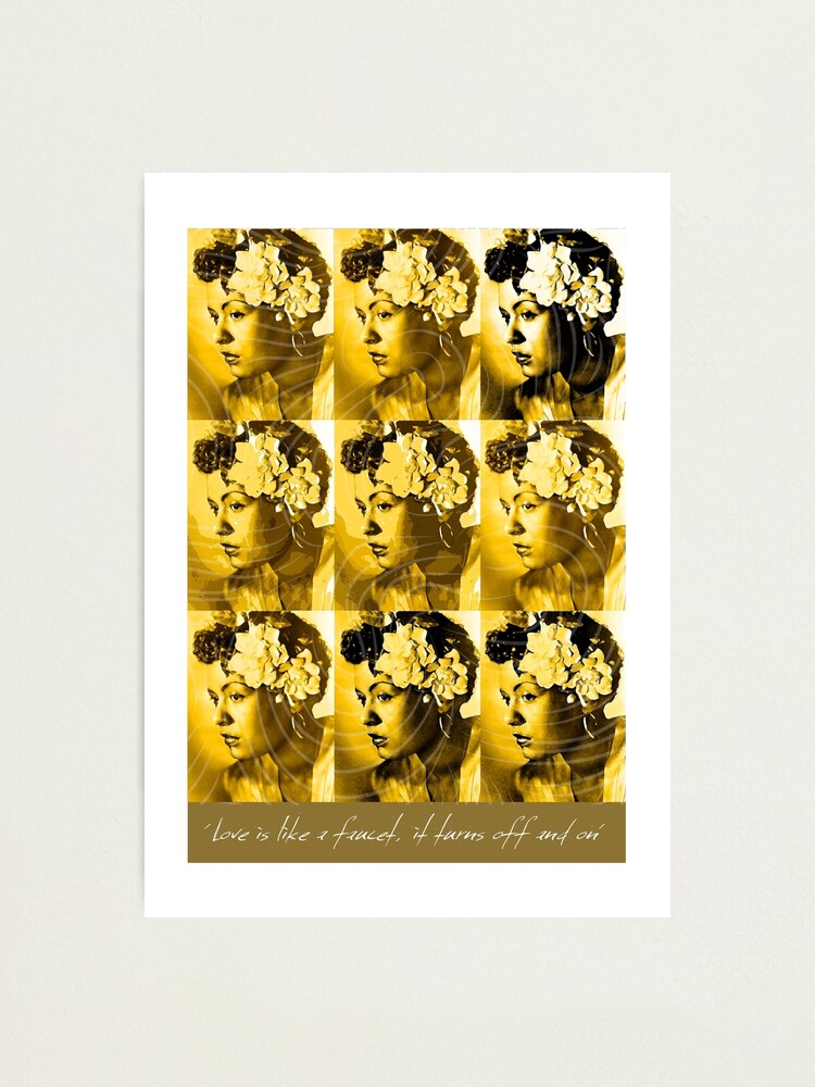 Alternate view of Jazz Heroes Series - Billie Holiday Photographic Print
