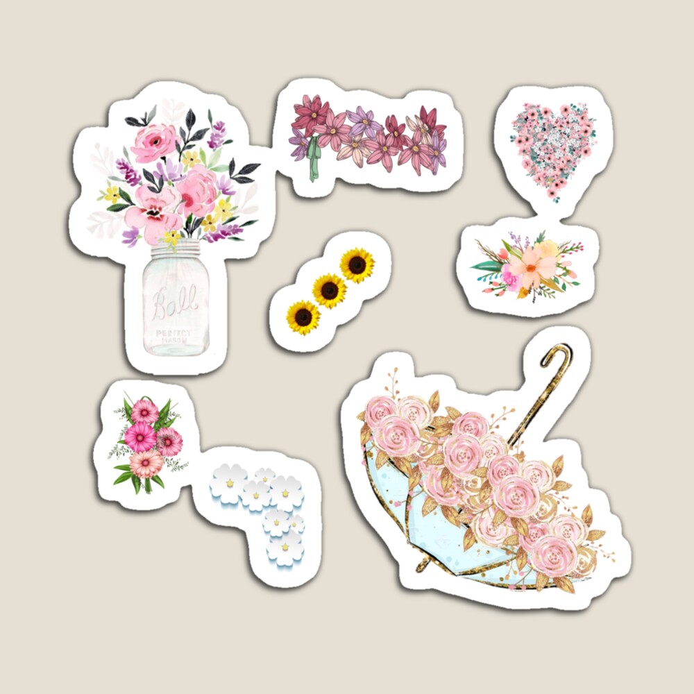 Cute pastel variety sticker pack Sticker for Sale by swaygirls