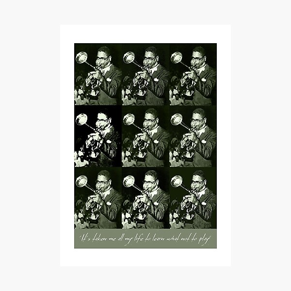 Jazz Heroes Series - Dizzy Gillespie Photographic Print