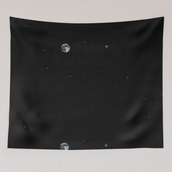 Item preview, Starfield With Moon designed and sold by UndeadMachinery.