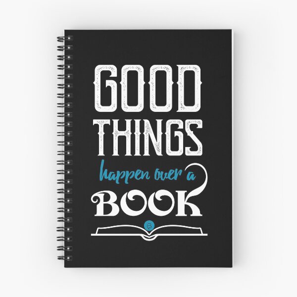 Item preview, Good things happen over a book | bookrebels | book lovers | reading designed and sold by Bookrebels.