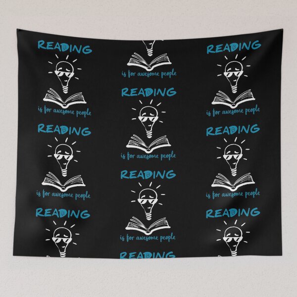 Item preview, Reading is for awesome people | bookrebls | reader | bookworm | booknerd designed and sold by Bookrebels.