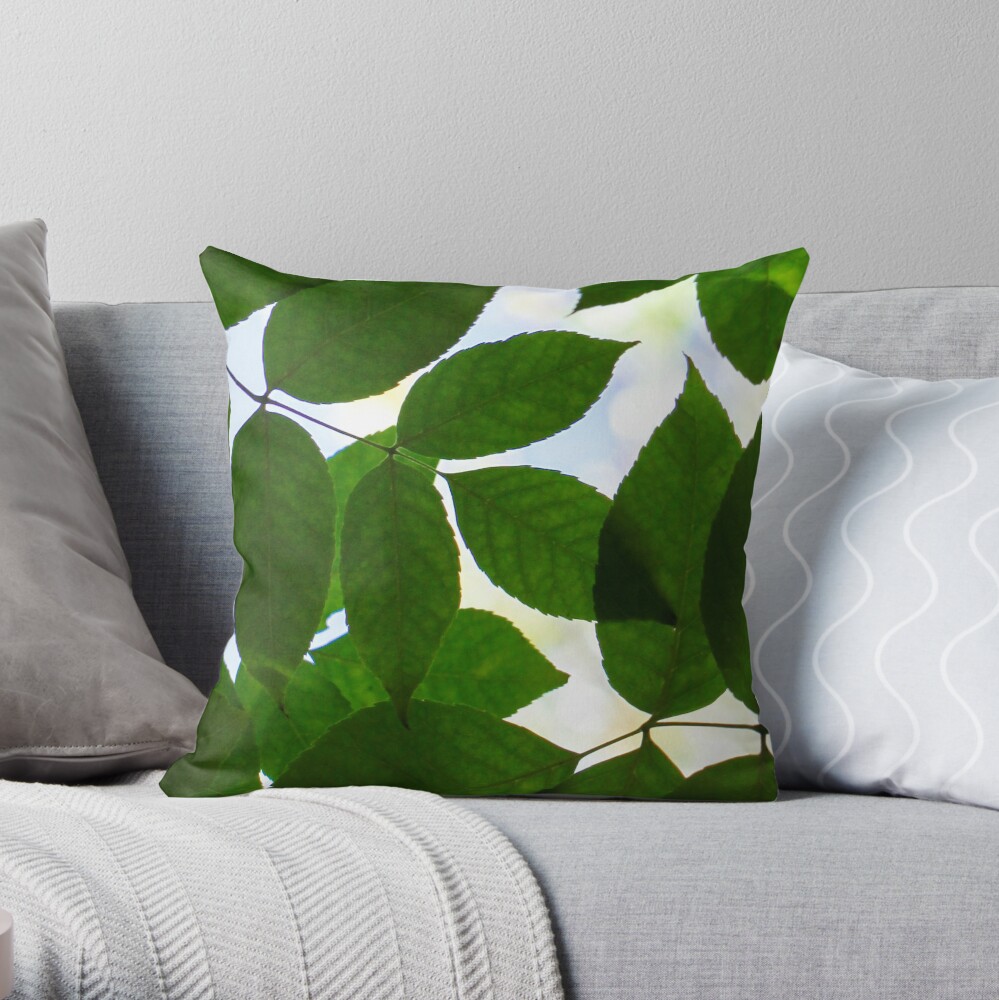 Natural Patterns Throw Pillow
