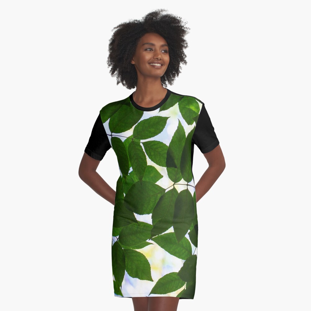 Natural Patterns Graphic T-Shirt Dress