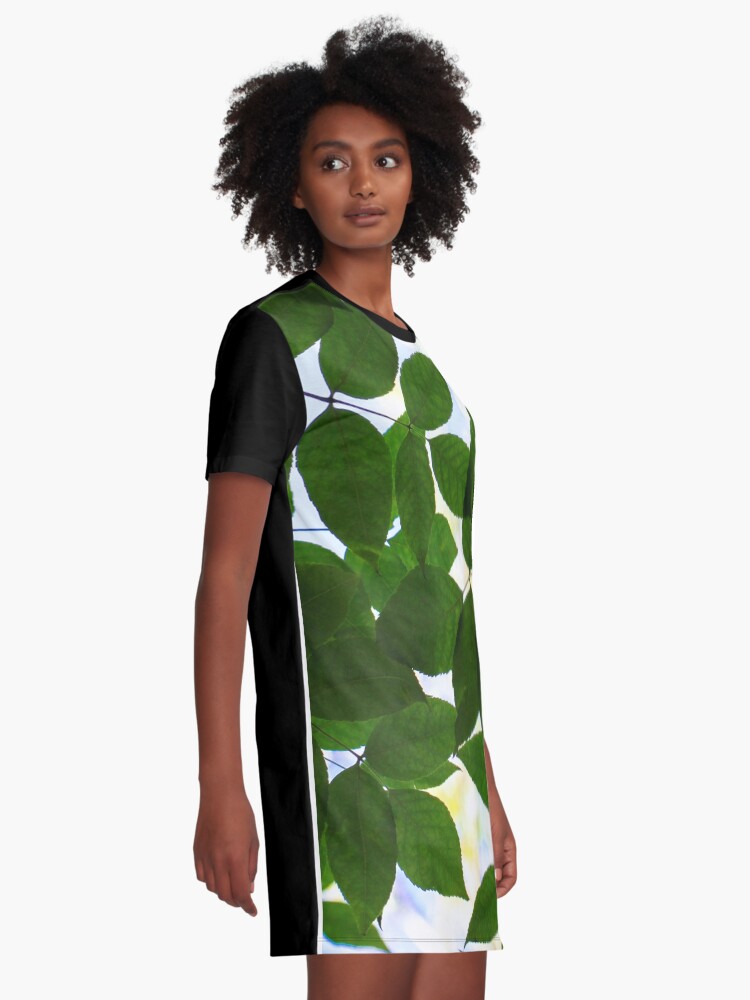 Alternate view of Natural Patterns Graphic T-Shirt Dress