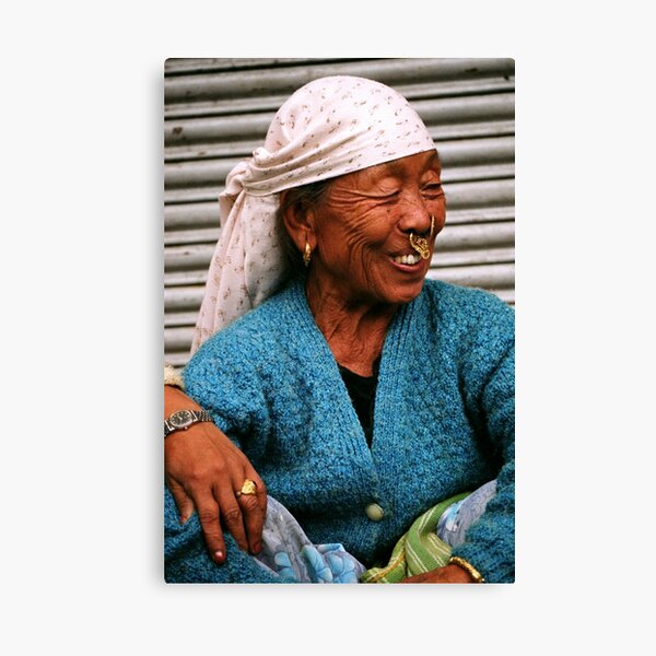 joy. sikkim, northern india Canvas Print