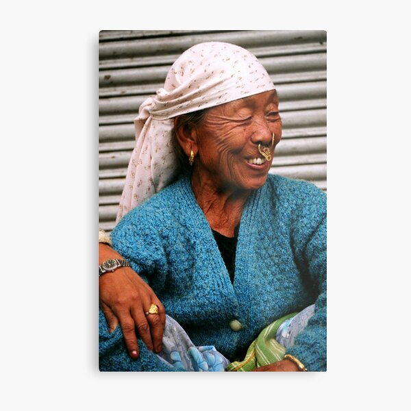 joy. sikkim, northern india Metal Print