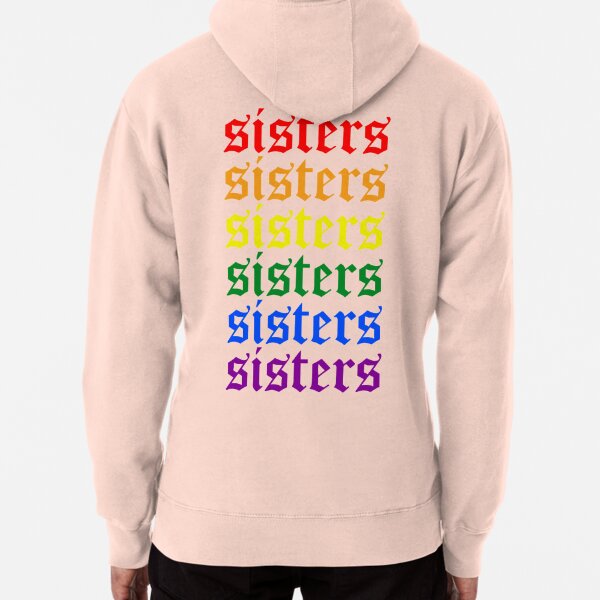 Sisters top orange hoodie