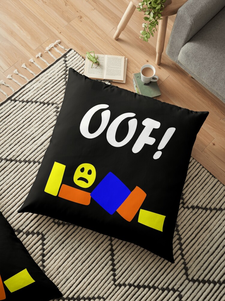 Roblox Oof Floor Pillow By Tshirtsbyms Redbubble - roblox oof scarf by tshirtsbyms redbubble