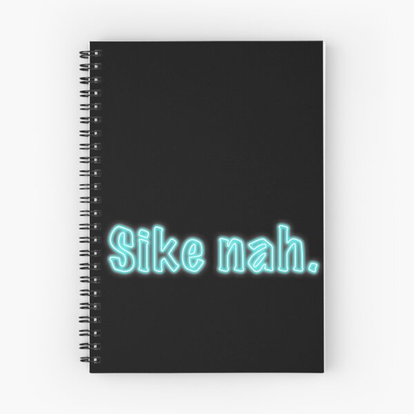 Item preview, neon sike nah sign light blue designed and sold by Emilyh126.
