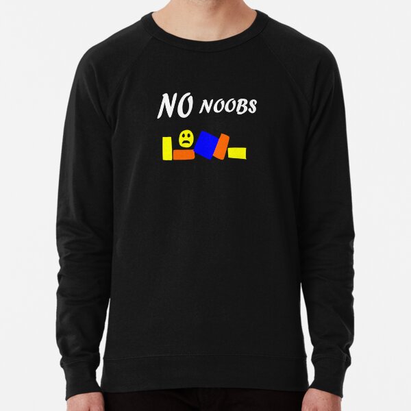 Roblox Oof Lightweight Sweatshirt By Tshirtsbyms Redbubble - roblox no noobs t shirt