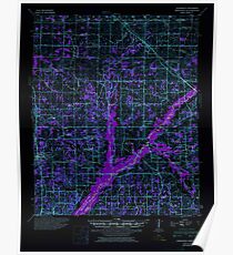 USGS TOPO Map Mississippi MS Hernando 336923 1944 62500 Inverted Poster
