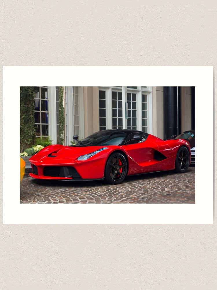 Ferrari 458 Speciale Aperta in White Poster for Sale by David Coyne