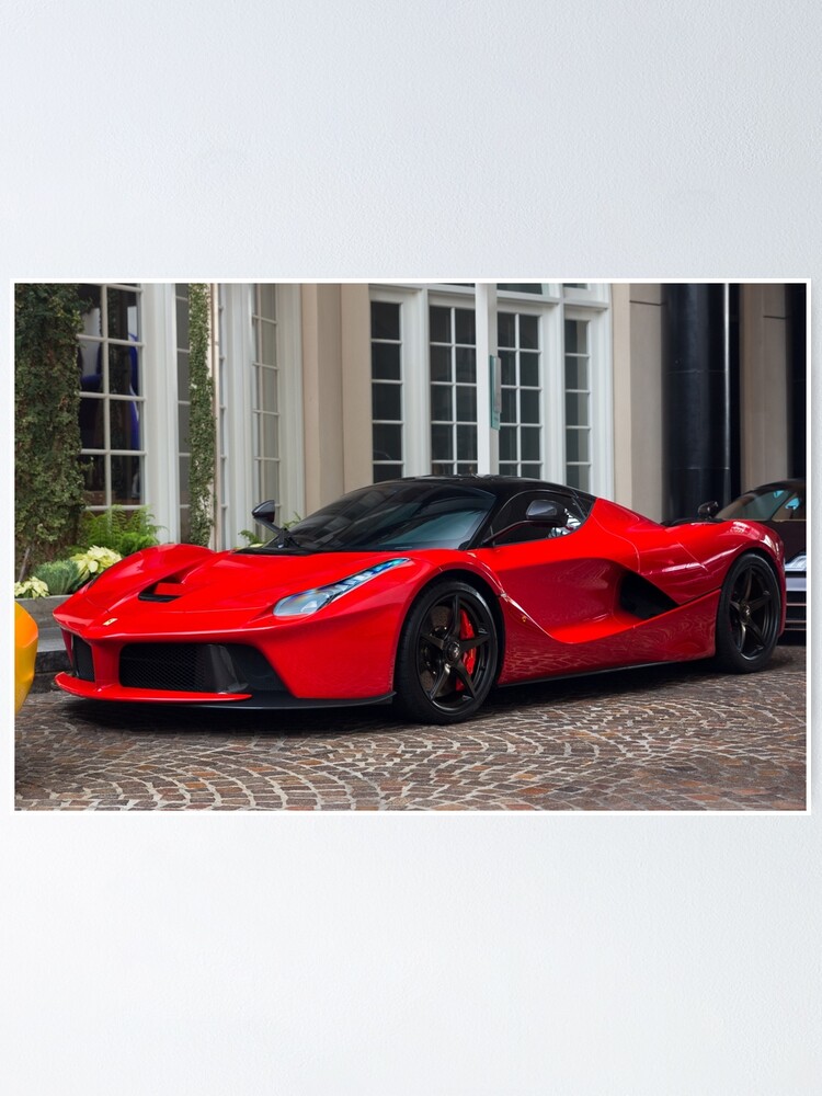 Ferrari 458 Speciale Aperta in White Poster for Sale by David Coyne