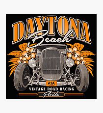 Daytona Vintage Road Racing Photographic Print